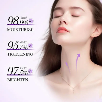 Juxek Neck Firming Cream Reduces Wrinkles and Double Chin,Five Rollers for All Around Massage