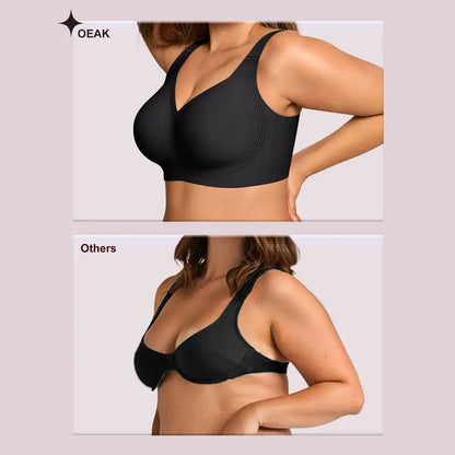 Womens Jelly Bras Full Coverage Wireless Supportive Bra