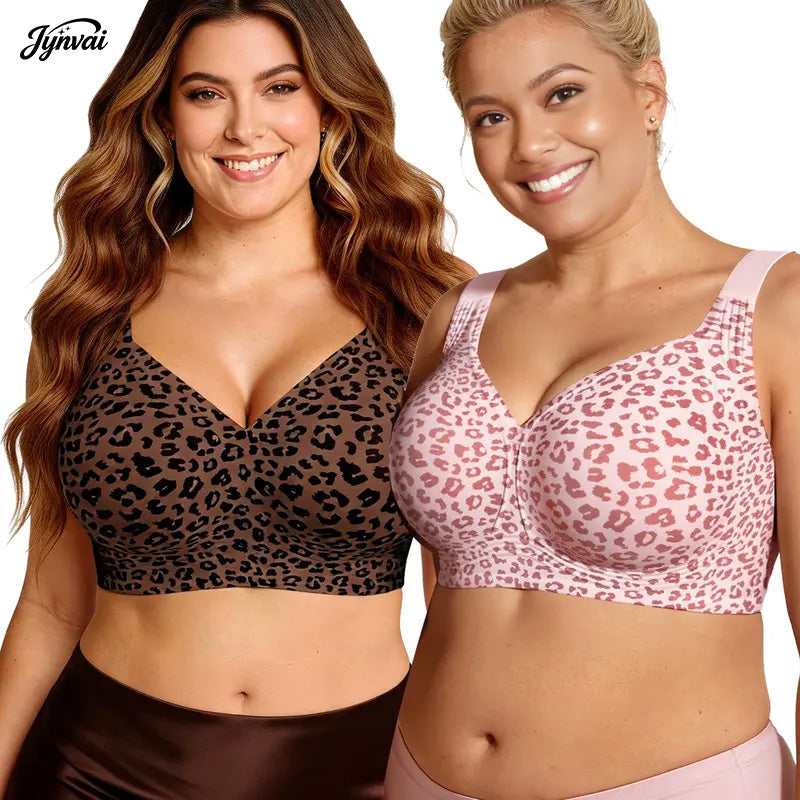 Womens Jelly Bras Full Coverage Wireless Supportive Bra