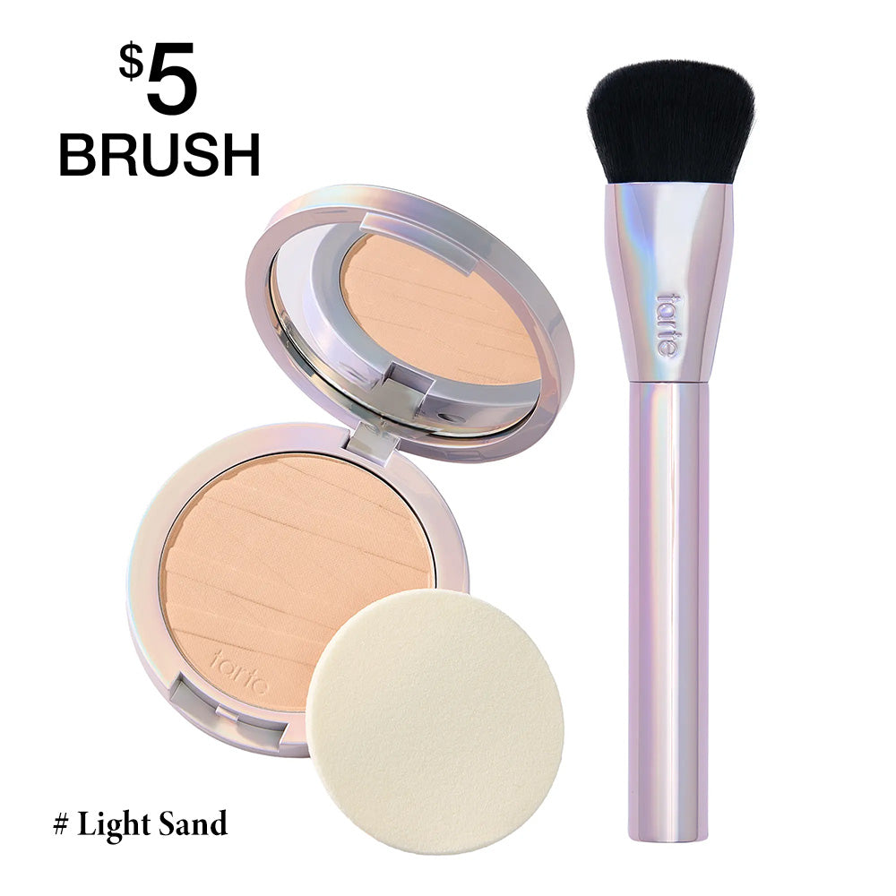 Powder foundation & brush duo - medium coverage