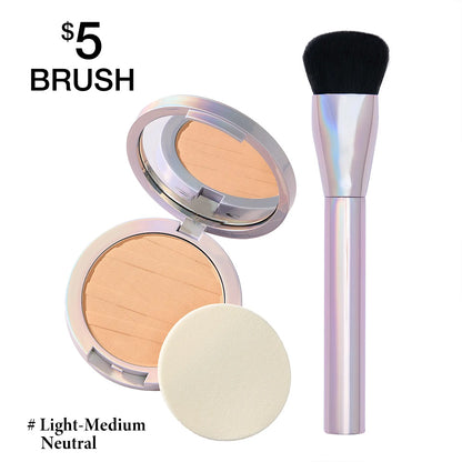Powder foundation & brush duo - medium coverage