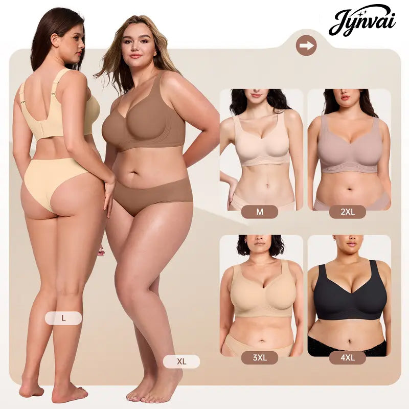 Womens Jelly Bras Full Coverage Wireless Supportive Bra