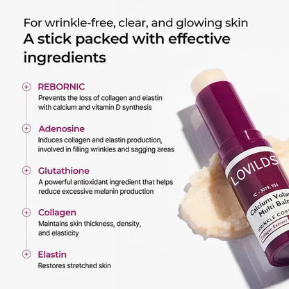 🏆 #1 Bestselling🏆-- Calcium Multi Balm 💫 Anti-Aging & Firming Korean Skincare Stick🔥