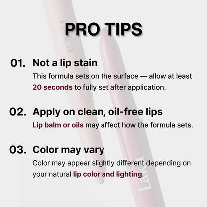 Easy glide lip liner