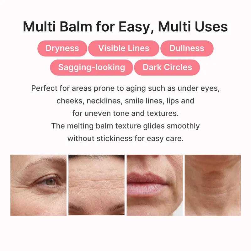 PDRN Pink Collagen Volume Multi Balm | All In One Volufiline, PDRN, NAD Stick for Youthful-Looking