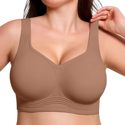Womens Jelly Bras Full Coverage Wireless Supportive Bra