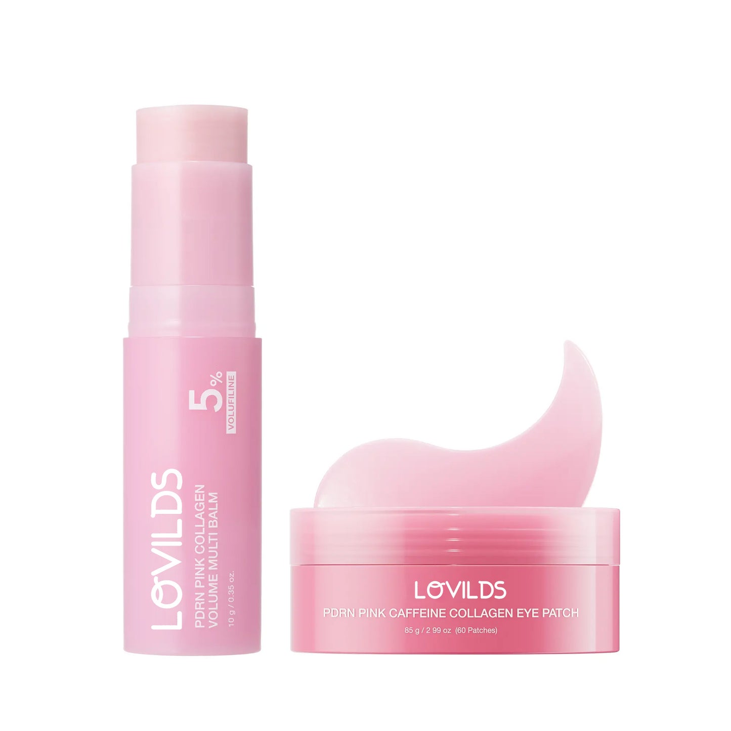 PDRN Pink Collagen Volume Multi Balm | All In One Volufiline, PDRN, NAD Stick for Youthful-Looking