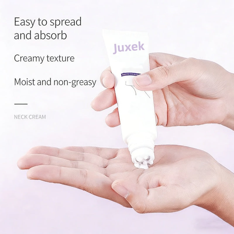 Juxek Neck Firming Cream Reduces Wrinkles and Double Chin,Five Rollers for All Around Massage