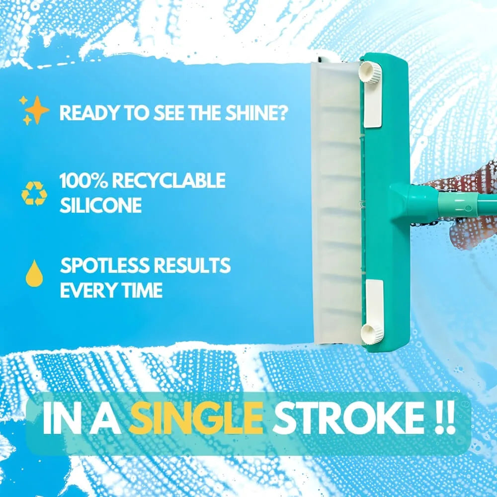 Alisanda Recyclable Silicone Window Squeegee Kit