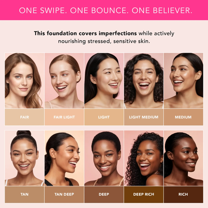 Final 6 hours 70% off:🌸 Peptide Blur Stick Foundation with Brush