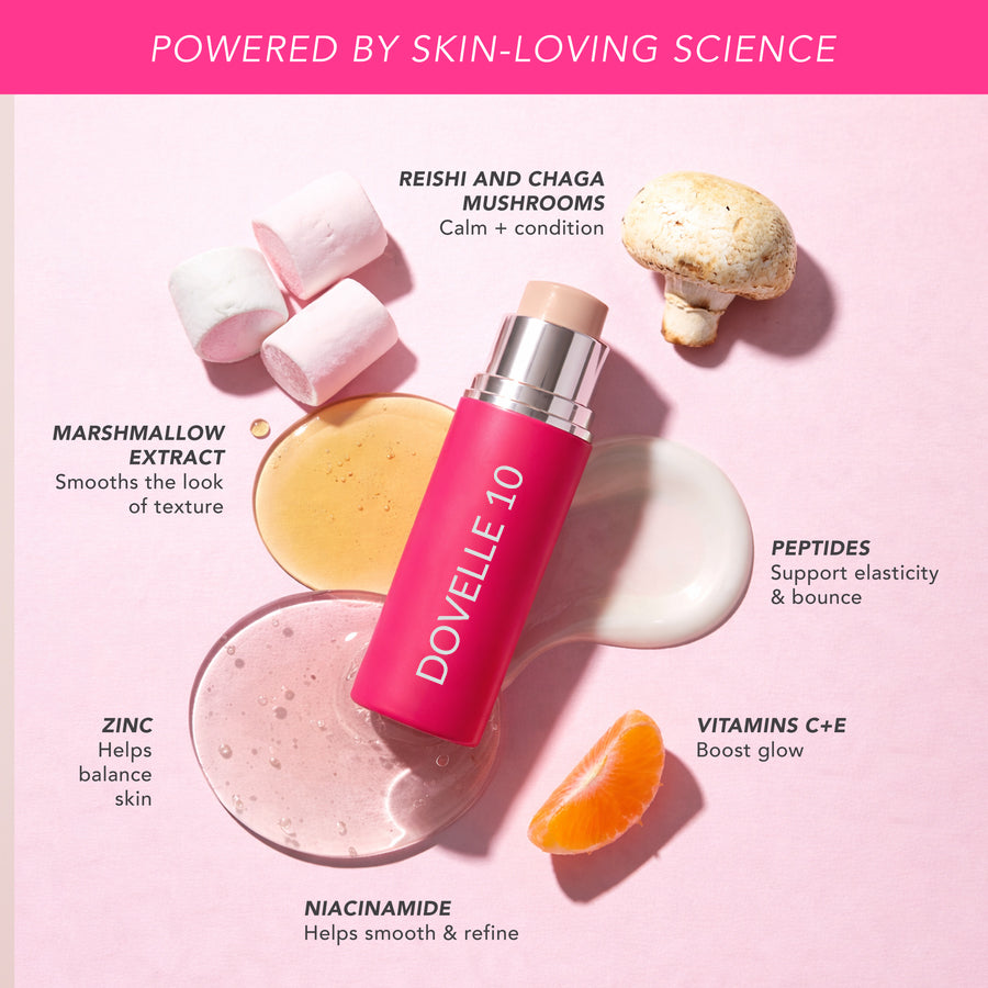 Final 6 hours 70% off:🌸 Peptide Blur Stick Foundation with Brush