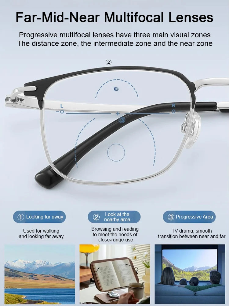 ✨Made and Shipped from USA✨Auto-Adjusting Vision Glasses (100° - 500° Intelligent Zoom)