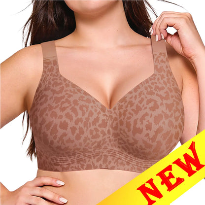 Womens Jelly Bras Full Coverage Wireless Supportive Bra